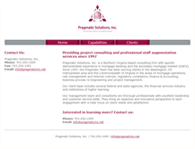 Tablet Screenshot of pragmaticinc.net